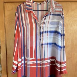 Nic+Zoe Blouse Patterned size 1X
